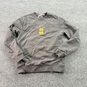 Jules Sweatshirt Sunset Vibrations Graphic Pullover XS Charcoal Grey‎ Crewneck